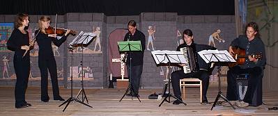 Klezawiv vlnr. Flte, Violine, Klarinette, Akkordeon, Bagitarre